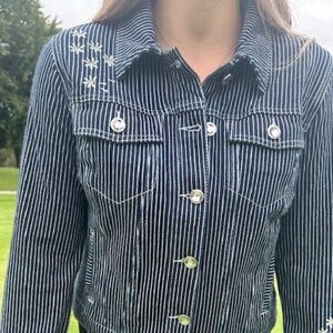 Zoe Spandex Jean Jacket by Michael Phillips